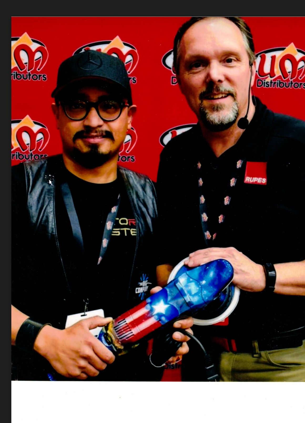 Guillermo Orellana avec Jason Rose, Global Director of Training — RUPES