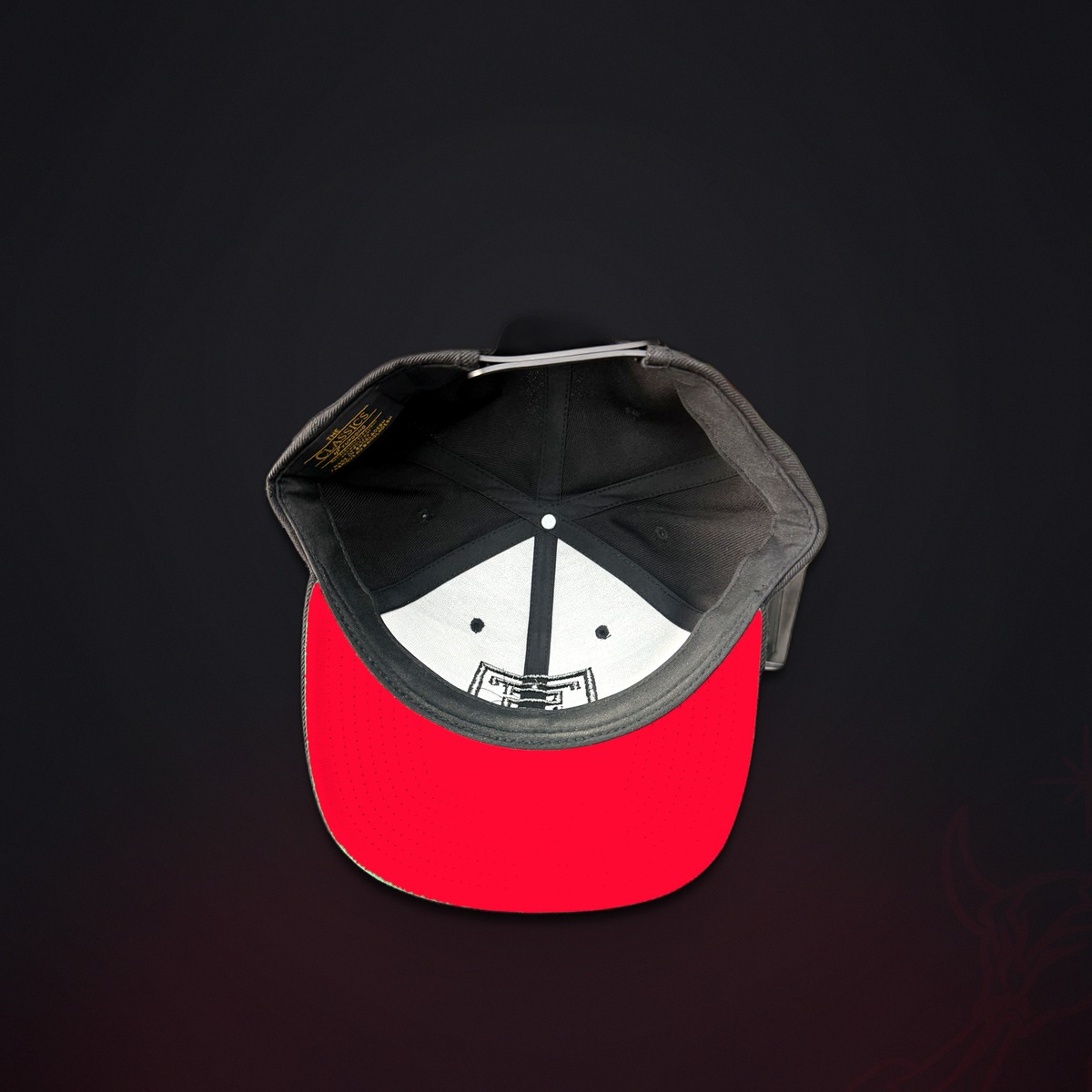Casquette TORO STEAM — intérieur rouge